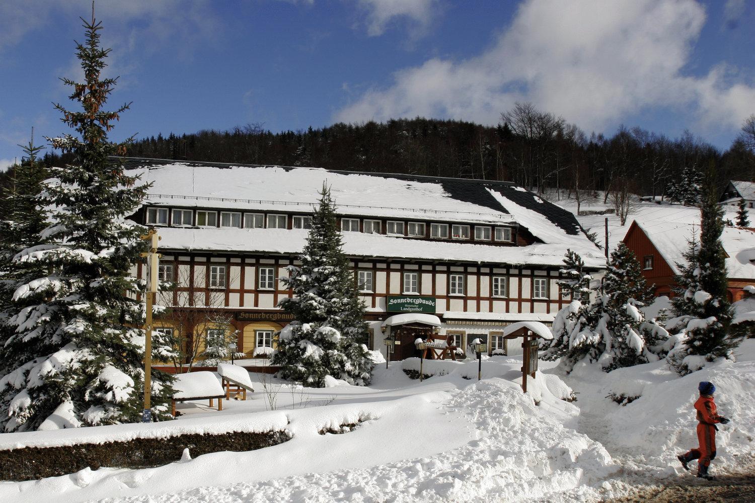 Wanderhotel Sonnebergbaude Вальтерсдорф Экстерьер фото